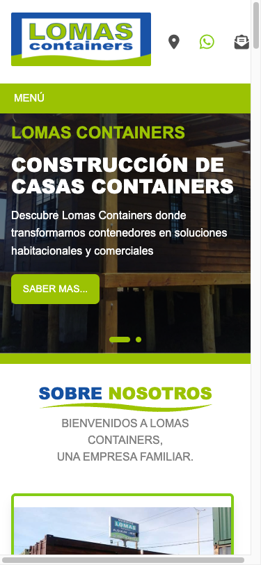 Lomas Containers - Mobile